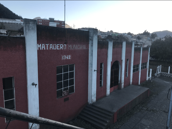  Matadero Municipal visto desde la pasarela. Foto: Andrea Rodríguez 