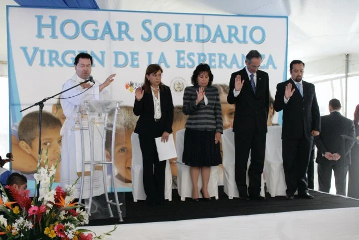  Inauguración del Hogar Solidario Virgen de la Esperanza, en 2010. Foto: Secretaría de Bienestar Social de la Presidencia 