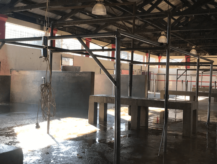  Mesas de destace. Foto: Andrea Rodríguez 