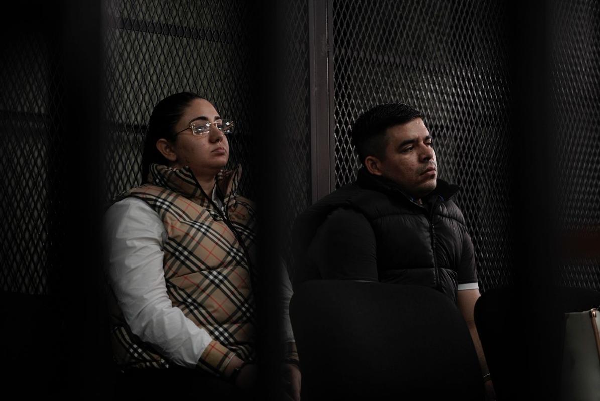 María Fernanda Bonilla y José Luis Marroquín en el Juzgado de Mayor Riesgo “C”