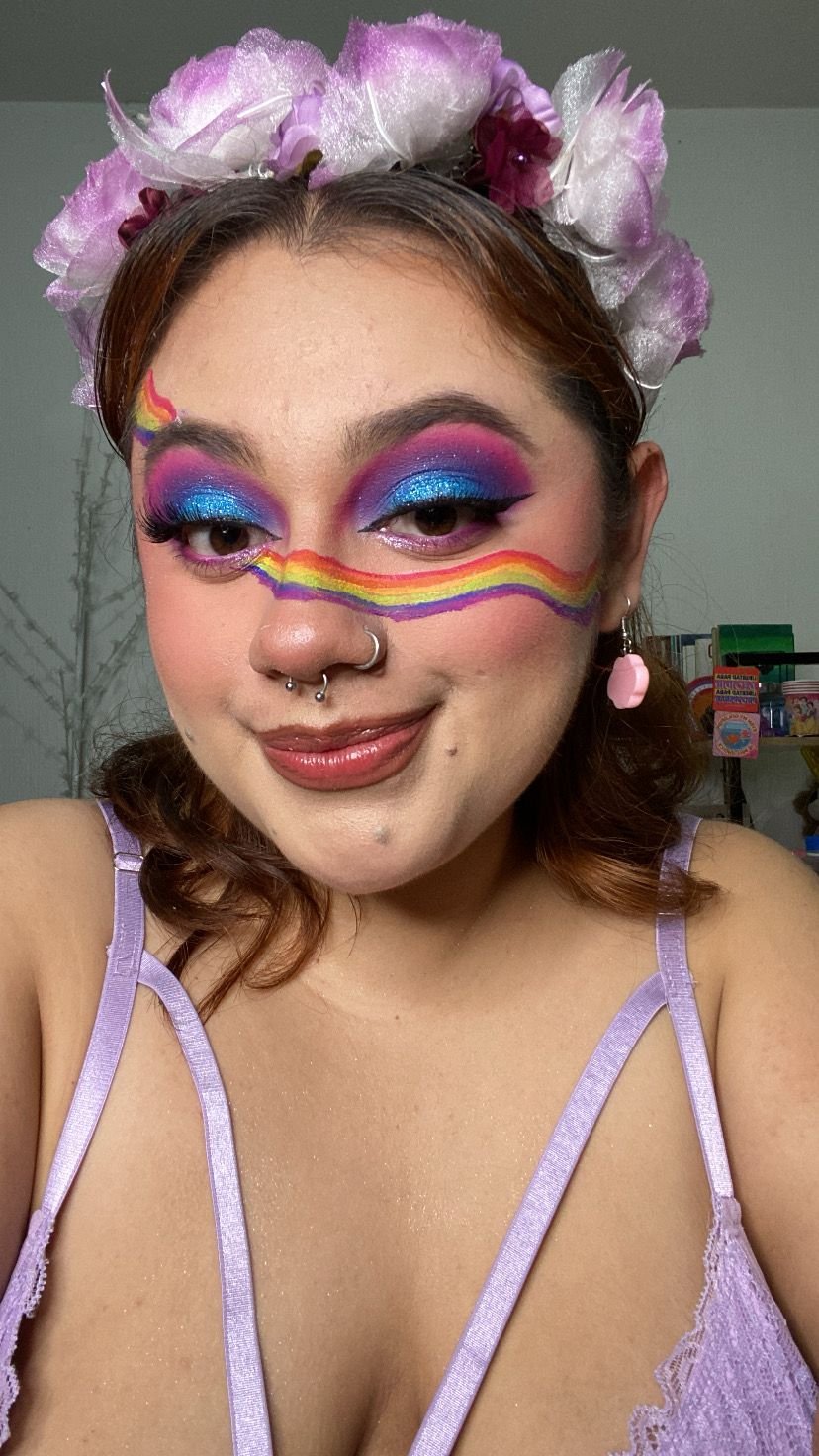  Naksuki se especializa en maquillaje editorial y artístico. Foto: Nahomy Valdes. 