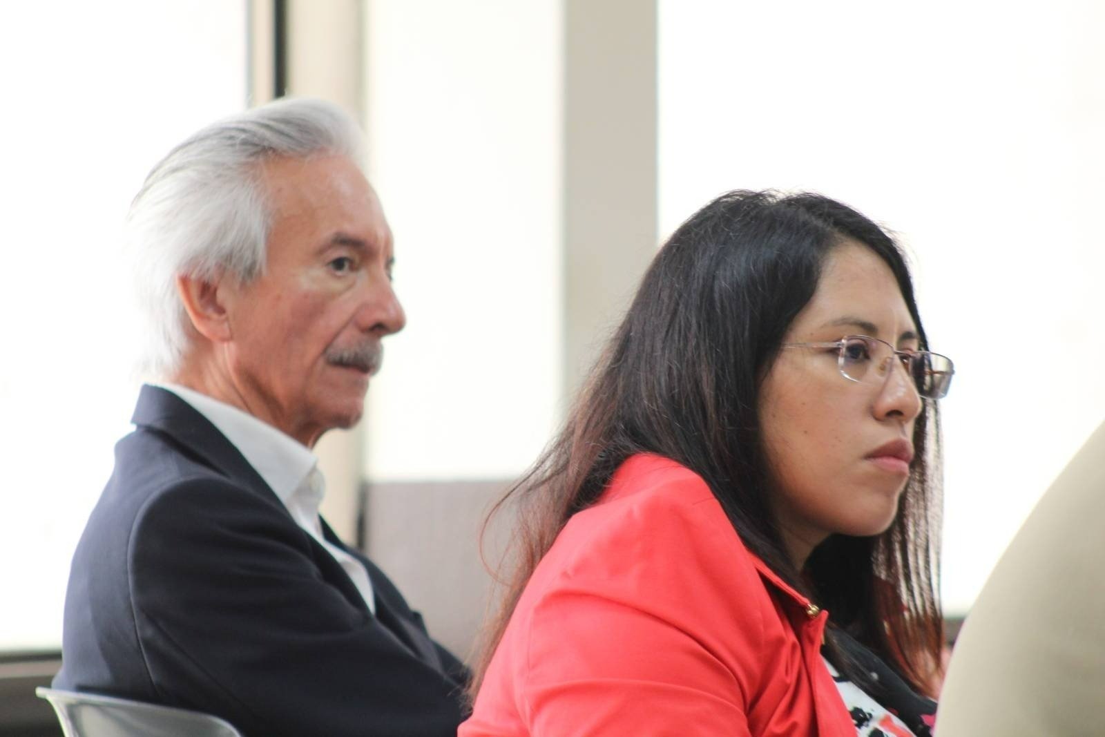  Zamora y la exfiscal Samari Gómez comparten el mismo lugar de acusados. Foto de Juan Rosales 