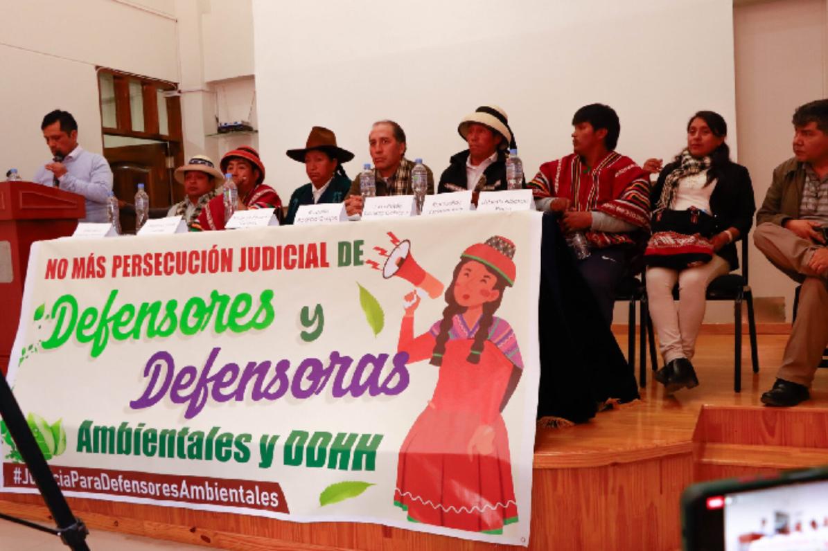 Foto: Los defensores de DDHH están expuestos a la criminalización que llega incluso del sector estatal