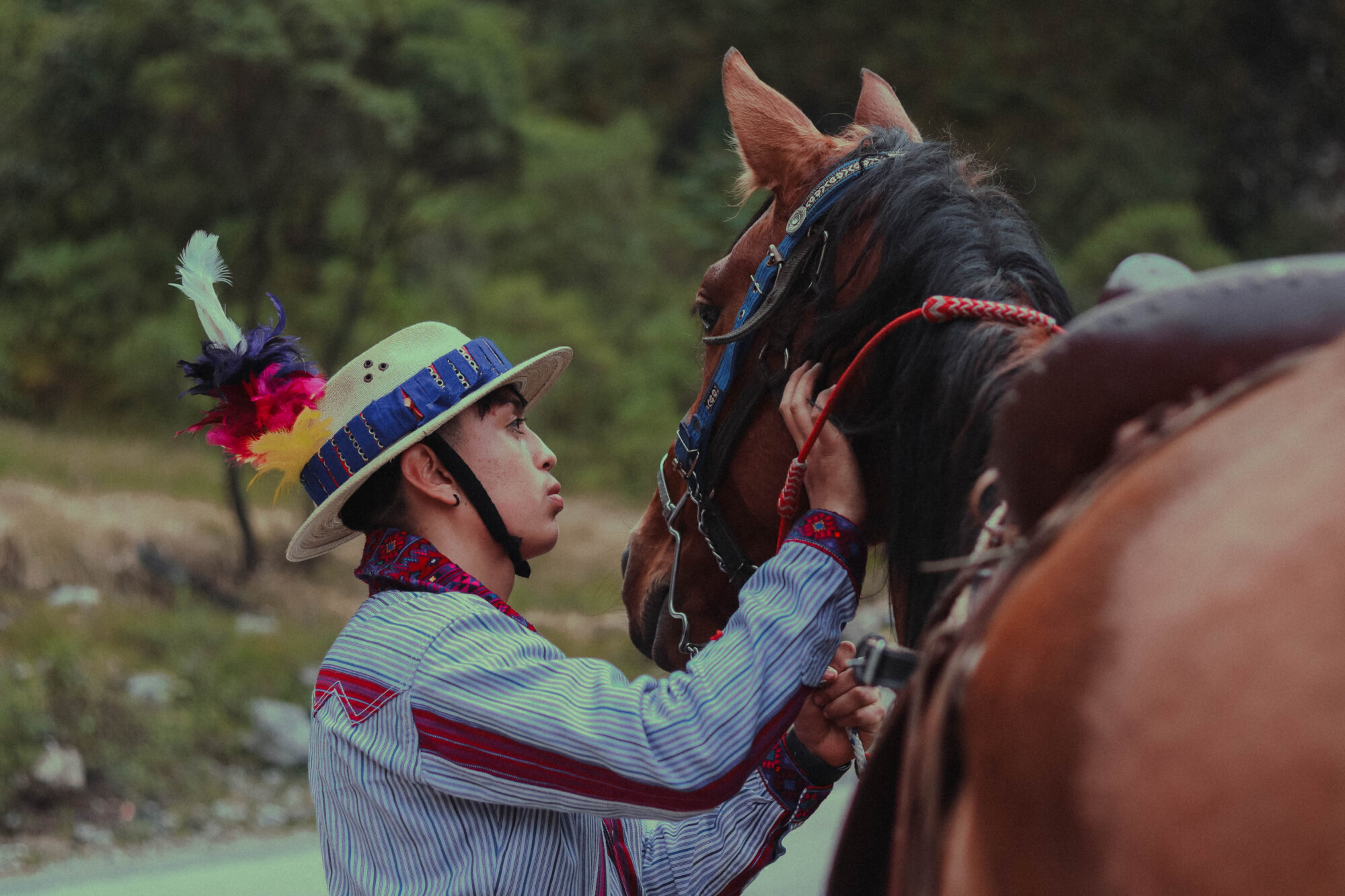 Después del mediodía del 31 de octubre, cada jinete regresa a su casa. Foto de Alex PV